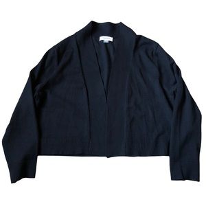 Calvin Klein Black Cropped Cardigan